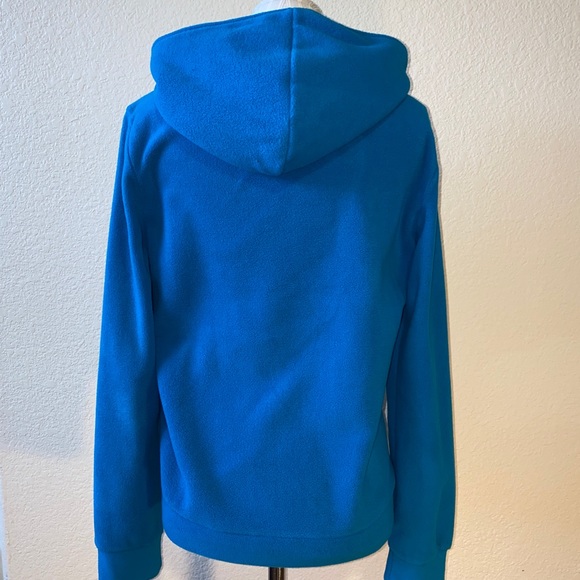 NWOT - Hooded fleece moto-style sweatshirt/jacket - Picture 4 of 8